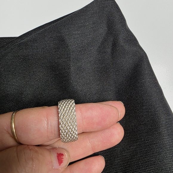 Silver Mesh Ring - Picture 8 of 8
